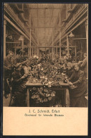 AK Erfurt, Florist J. C. Schmidt, Bindesaal Für Lebende Blumen  - Industry