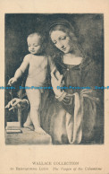 R158778 Postcard. The Virgin Of The Columbine. Wallace Collection. Bernardino Lu - Monde