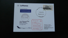 Premier Vol First Flight Rimini Italia To Monaco Bombardier CRJ900 Lufthansa 2019 - 2011-20: Cartas & Documentos