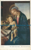 R158789 Postcard. The Virgin And Child. Botticelli. Medici. No 54 - Monde