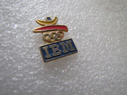 PIN'S    IBM   JEUX OLYMPIQUES  BARCELONE 92 - Giochi Olimpici