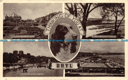 R158232 Thinking Of You At Rhyl. Multi View. 1948 - Monde