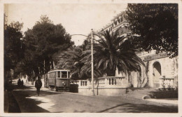 DUBROVNIK ( RAGUSA ) PUT XIII NOVEMBRA / WEG Des XIII NOVEMBER - TRAMWAY - CARTE VRAIE PHOTO / REAL PHOTO (an794) - Croatia