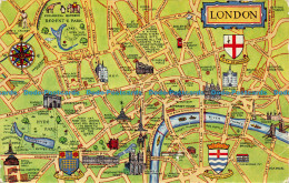 R158248 London. A Map. Salmon. 1965 - Otros & Sin Clasificación
