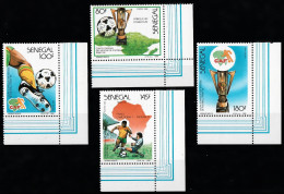 1988 Senegal Coppa D'Africa Cup Coupe D'Dafrique Calcio Football Set MNH** Nu3 - Africa Cup Of Nations