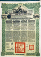 1913 - Chinese Government - Emprunt De L'Etat Chinois 5%- 20 Livre - Sonstige & Ohne Zuordnung