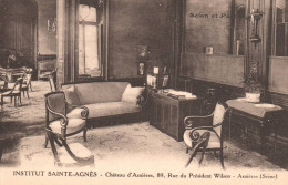 ASNIERES - Institut Sainte Agnès - Château D'Asnières - Rue Du Président Wilson - Asnieres Sur Seine