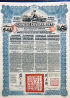 1913 - Chinese Government - Emprunt De L'Etat Chinois 5%- 100 Livre - Other & Unclassified