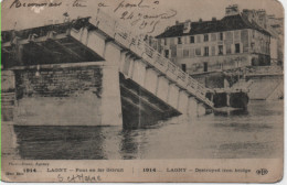 SEINE ET MARNE-Lagny-1914 Pont En Fer Détruit - ELD - Lagny Sur Marne