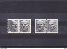 RFA 1975 PRIX NOBEL DE LA PAIX Deux Paires Yvert 720-722, Michel 807-809 NEUF** MNH Cote 3,60 Euros - Unused Stamps