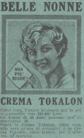 Crema TOKALON - Belle Nonne - 1930 Pubblicità Epoca - Vintage Advertising - Publicités