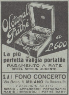 Valigia Portatile OLOTONAL Pathé - Pubblicità D'epoca - 1930 Advertising - Publicités