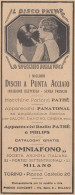 Il Disco Pathé Lo Specchio Della Voce - Pubblicità D'epoca - 1930 Old Ad - Publicités