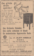 Grafonola Columbia - ALATI - Roma - Pubblicità D'epoca - 1930 Advertising - Publicités