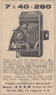 Apparecchio Fotografico A Pellicola VOIGTLANDER - Pubblicità - 1930 Old Ad - Publicités