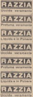 Insetticida RAZZIA - 1931 Pubblicità Epoca - Vintage Advertising - Publicités