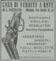 Casa Vendita A Rate L. Buzzacchi - Milano - 1931 Pubblicità - Vintage Ad - Publicités