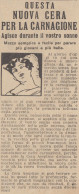 Cera ASEPTINE - 1926 Pubblicità Epoca - Vintage Advertising - Publicités