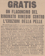 Prescrizione D.D.D. - 1926 Pubblicità Epoca - Vintage Advertising - Publicités