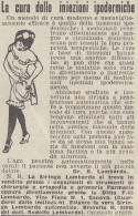 Siringa LOMBARDO - 1926 Pubblicità Epoca - Vintage Advertising - Advertising