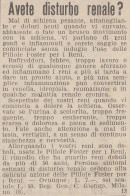 Pillole FOSTER Per I Reni - 1926 Pubblicità Epoca - Vintage Advertising - Publicités