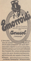 ANUSOL Guarisce Emorroidi - 1926 Pubblicità Epoca - Vintage Advertising - Advertising