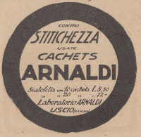 Cachets ARNALDI - 1926 Pubblicità Epoca - Vintage Advertising - Advertising