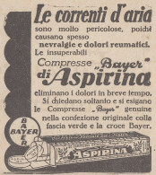 Compresse Bayer Di ASPIRINA - 1926 Pubblicità Epoca - Vintage Advertising - Advertising