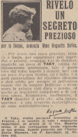 Crema Profumata TAKY - 1926 Pubblicità Epoca - Vintage Advertising - Advertising