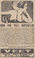 VEET Non Più Peli Superflui - 1926 Pubblicità Epoca - Vintage Advertising - Advertising