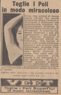 VEET Toglie I Peli In Modo Miracoloso - 1926 Pubblicità Epoca - Vintage Ad - Advertising