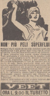 VEET Non Più Peli Superflui - 1926 Pubblicità Epoca - Vintage Advertising - Publicités
