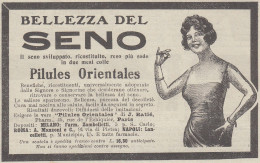 Pilules Orientales Bellezza Del Seno - 1926 Pubblicità Epoca - Vintage Ad - Publicités