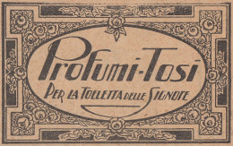 Profumi TOSI - 1926 Pubblicità Epoca - Vintage Advertising - Publicités