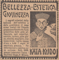 KATA-KUDO - Laboratori Tenca - Milano - 1926 Pubblicità Epoca - Vintage Ad - Publicités