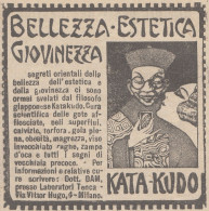KATA-KUDO - Laboratori Tenca - Milano - 1926 Pubblicità Epoca - Vintage Ad - Publicités