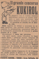 KUKIROL - 1926 Pubblicità Epoca - Vintage Advertising - Publicités