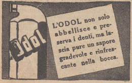 Dentifricio ODOL - 1926 Pubblicità Epoca - Vintage Advertising - Publicités