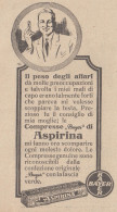 Compresse Bayer Di ASPIRINA - 1926 Pubblicità Epoca - Vintage Advertising - Advertising