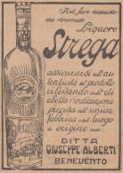 Liquore STREGA - Ditta Giuseppe Alberti - Benevento - 1926 Pubblicità - Advertising