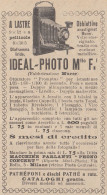 Ideal Photo - Murer - 1926 Pubblicità Epoca - Vintage Advertising - Advertising