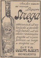 Liquore STREGA - Ditta Giuseppe Alberti - Benevento - 1926 Pubblicità - Advertising