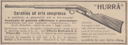 Carabina Hurrà - 1926 Pubblicità - Vintage Advertising - Advertising