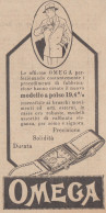 Orologio OMEGA Modello 19,4 - 1926 Pubblicità Epoca - Vintage Advertising - Advertising