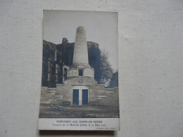 RARE - CARTE PHOTO 60 OISE - NOYON : Monument Aux Morts De Noyon Inauguré Par Le Maréchal JOFFRE - 1925 - Noyon