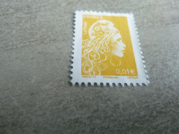 Type Marianne D'Yz - Phil@poste - 0.01 € - Yt 5248 - Jaune - Oblitéré - Année 2018 - - Used Stamps