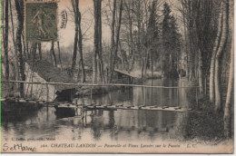 SEINE ET MARNE-Château-Landon-Passerelle Et Vieux Lavoirs Sur Le Fusain - LC 260 - Chateau Landon