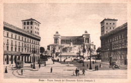 Roma - Piazza Venezia Col Monumento Vittorio Emanuele II - Piazze