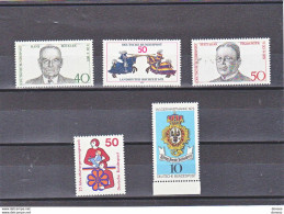 RFA 1975 Yvert 680-681 + 693 + 714-715 NEUF** MNH Cote : 5,10 Euros - Unused Stamps