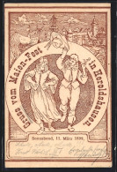 Künstler-AK Heroldhausen, Maien-Fest 1899  - Autres & Non Classés